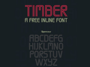 Timber - Free Font preview picture