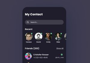 Contact Book App | Freebie