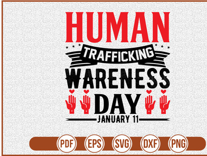 Human Trafficking Wareness Day January 11