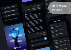 Say Hello - Smart Chat Assistant App UI Kit