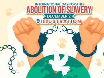 9 Day for the Abolition of Slavery Illustration preview picture