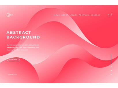 Sophisticated Pink Abstract Waves Background