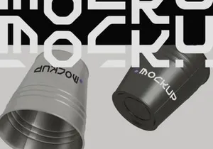 Metal Bucket Mockup