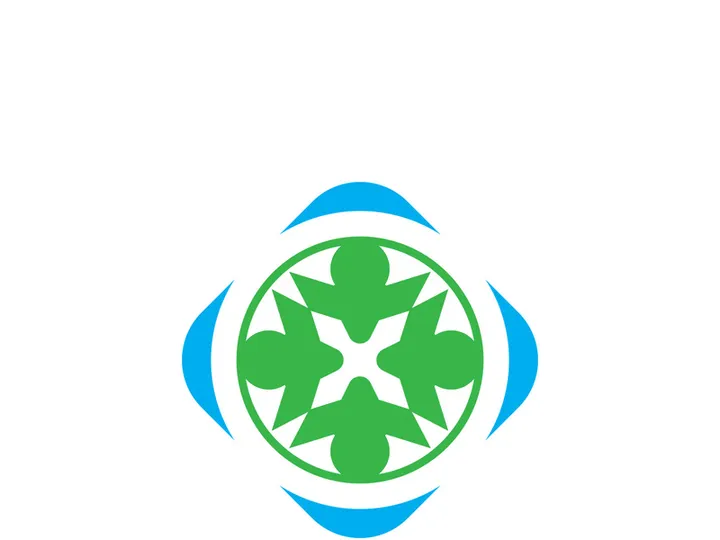 Community logo business template and icon people vector