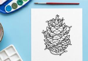 Decorative pine cone arrangement for home decor. Natural botanical centerpiece with rustic charm.