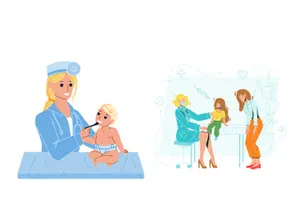 Kid boy girl characters