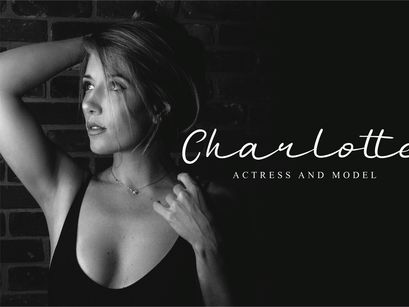 Dhafina is signature font