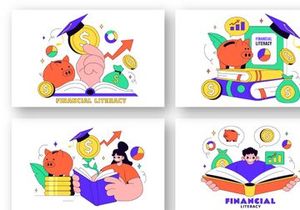 10 Financial Literacy Illustration
