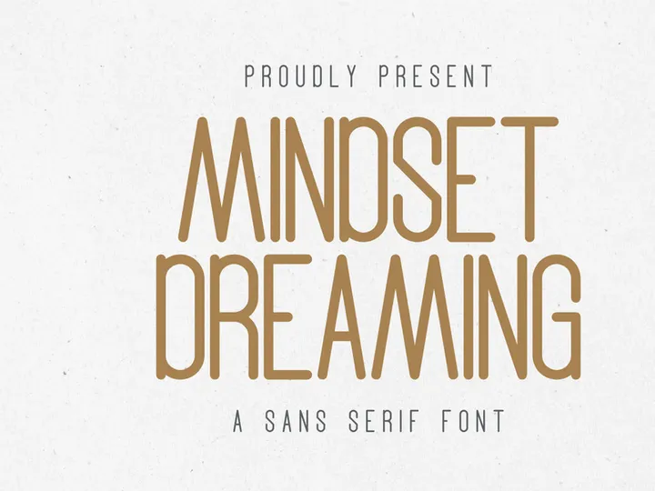 Mindset Dreaming - Sans Serif Font