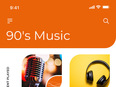 Music App UI Kit