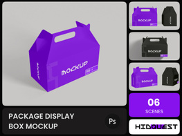 Package Display Box Mockup preview picture