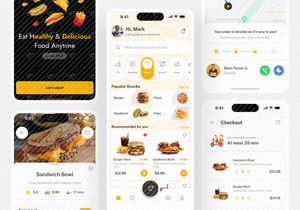 Food App concept design