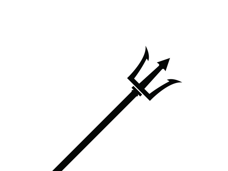 Trident Logo Template vector icon illustration design