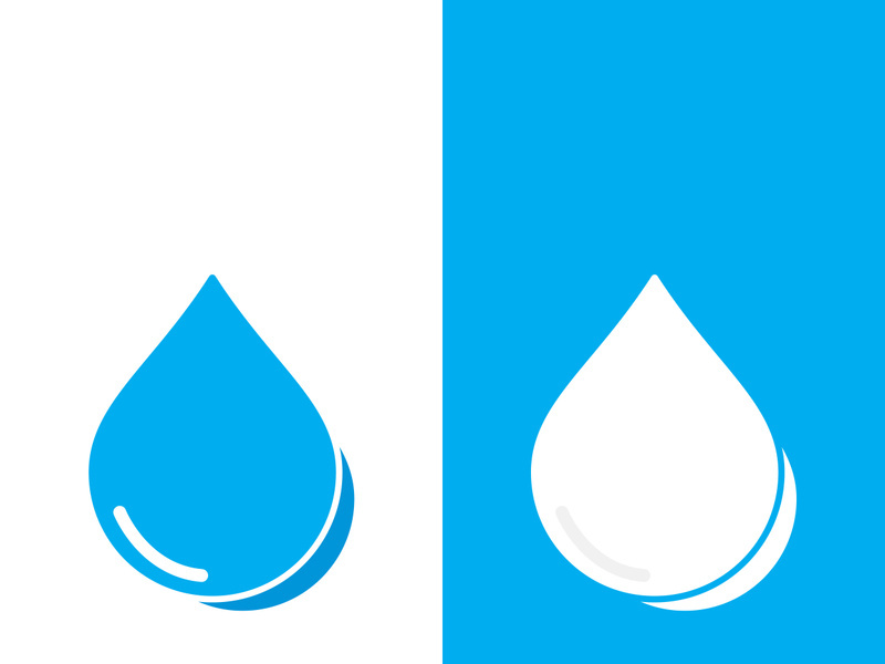 Background water drop logo icon vector illustration