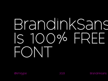 Brandink Sans preview picture
