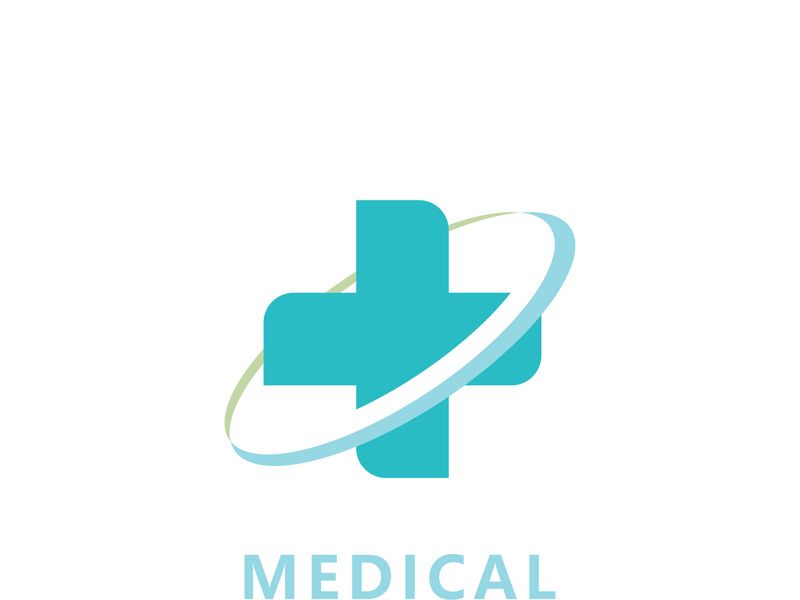 Health care logo icon vector illustration isolated on white background