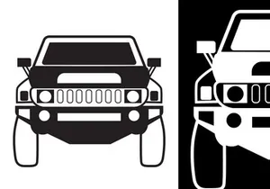 Car SUV silhouette Vector Bundle