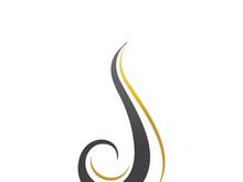 Elegant Wavy Hair Salon Logo Template