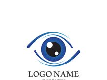 Branding identity corporate eye care vector logo design
