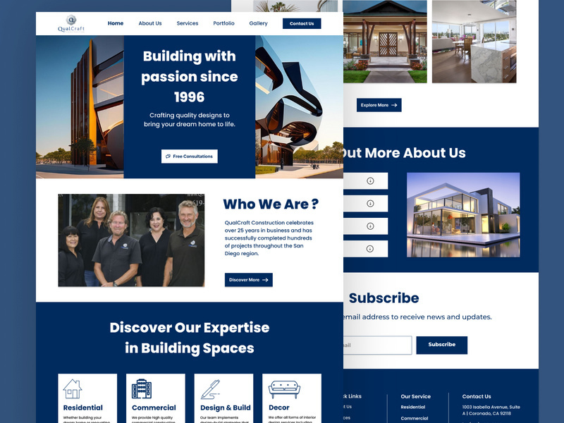 Home Remodeling Website Design