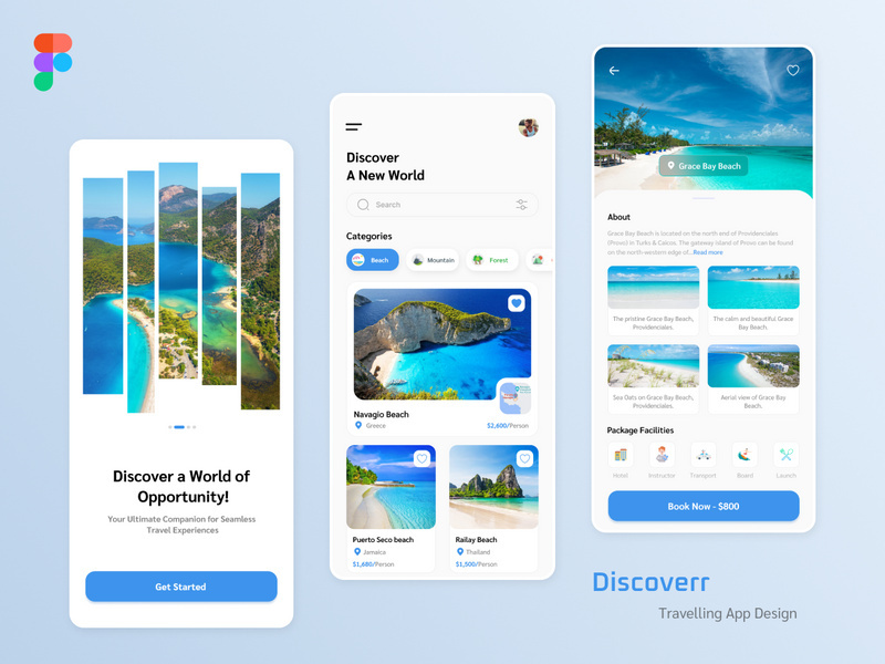 Traveling App Design