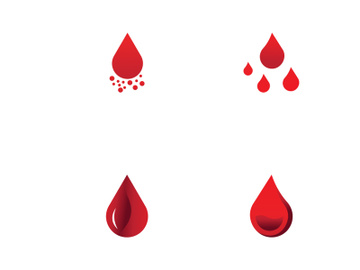Blood abstract logo creative design. preview picture