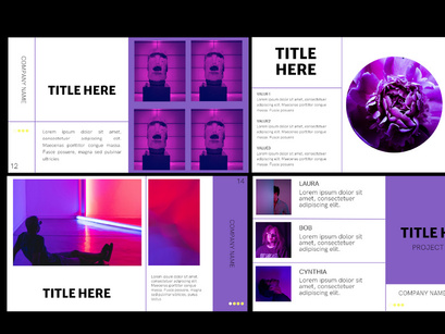 Violet Presentation Template