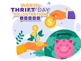 11 World Thrift Day Illustration preview picture