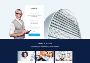 Business Consulting PSD Template