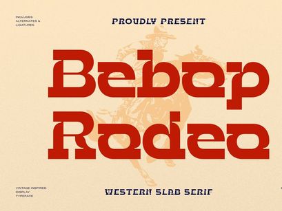 Bebop Rodeo | Western Slab Serif