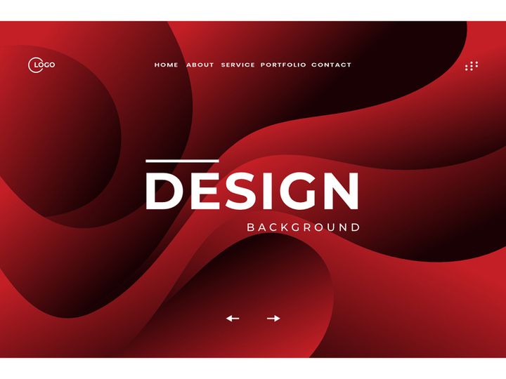 Sophisticated Red 3D Web Abstract Background