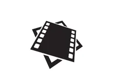 Abstract film icon illustration