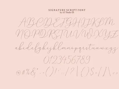 Overflows - Signature Font, Script Font, Procreate Font, Calligraphy Font, Handwritten Font, Wedding Font, Cricut Font, Cursive Font, Canva.