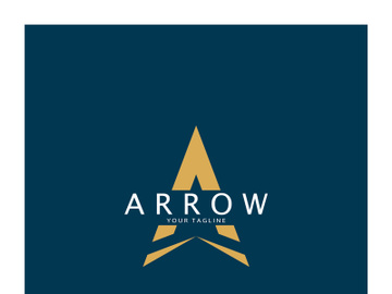 Arrow vector illustration icon Logo Template design preview picture