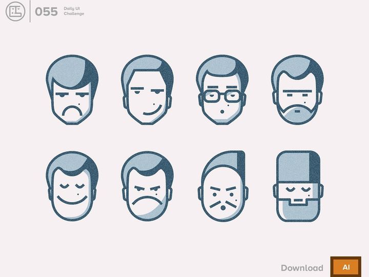 Icon Set | Daily UI challenge - 055/100