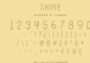 Shine - Decorative Display Font