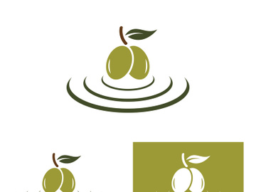 Olive fruit logo design. preview picture