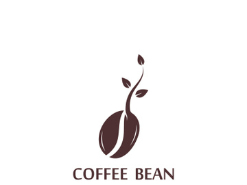 Premium coffee bean logo design. preview picture