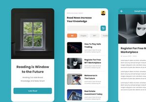 Moco - News Design Mobile App