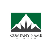 Mountain icon Logo Template Vector illustration design