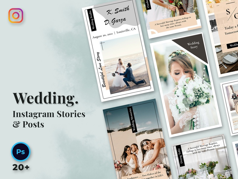 Wedding Instagram Stories & Posts