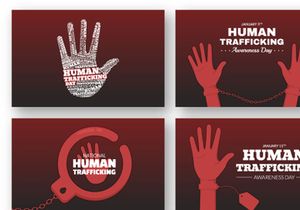 12 Human Trafficking Awareness Day Illustration