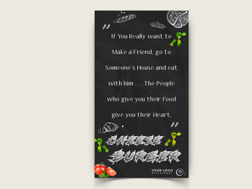 Food Social Media Post Template preview picture