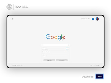Google Search Redesign | Daily UI challenge - Day 022/100 preview picture