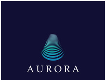 aurora logo design icon illustration vector template