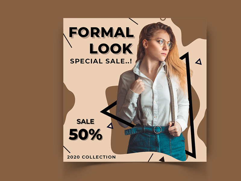 Fashion Sale Social Media Post Template