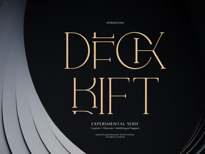 Deck Rift | Experimental Serif