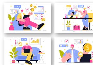 9 Freelancing and Gig Economy Illustration