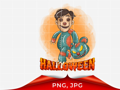 Halloween PNG, kids halloween PNG, Halloween Sublimation