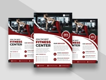 Fitness Gym Promotion Flyer Template Ver-3
